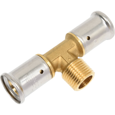 Тройник пресс Henco НР 20х1/2"х20 мм