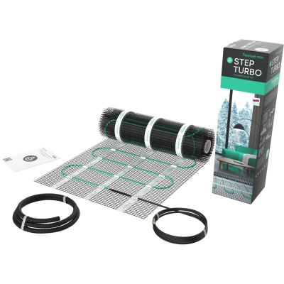 Теплый пол мат нагревательный Systeme Electric STEP TURBO 200 Вт/м2, 300 Вт, 1,5 м2