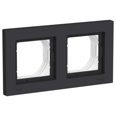 Двухместная рамка Systeme Electric AtlasDesign Aqua