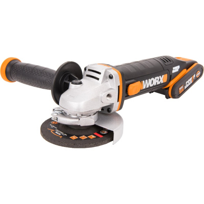 Аккумуляторная угловая шлифмашина WORX кейс WX800 предназначена для шлифования различных поверхностей