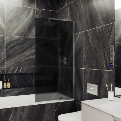 Шторка для ванны в узком профиле MaybahGlass MGV-251-5у