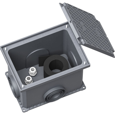 Контрольно измерительный колодец DKC 335x240x255 мм, пластик 1 шт