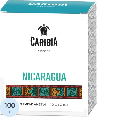 Кофе в дрип-пакетах CARIBIA Arabica NICARAGUA 10х10г