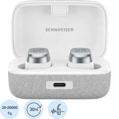Наушники Sennheiser Momentum True Wireless 4 White Silver (700366)
