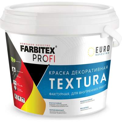 Декоративная фактурная акриловая краска Farbitex Textura 4300008184