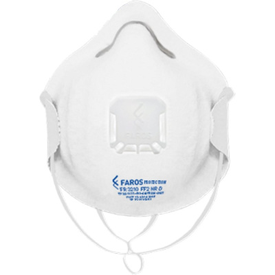 Полумаска фильтрующая для защиты от аэрозолей FAROS PROTECTION FR 3210 FFP2 NR D, с клапаном выдоха, STANDART