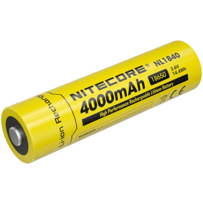 Аккумулятор NITECORE NL1840 18650 Li-ion 3.6v 4000mAh 0650