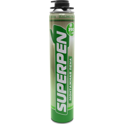 Монтажная профессиональная пена SUPERPEN PRO 750 мл