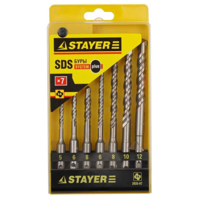 Набор буров sds-plus по бетону STAYER