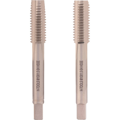 Набор метчиков из 2-х шт. H-Tools М10 шаг 1.5 мм DIN352 HSSE