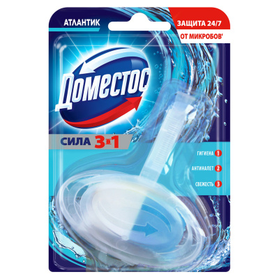 Блок для унитаза Domestos Атлантик твердый 40 г
