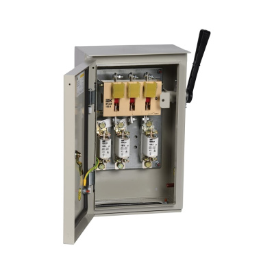 Ящик с рубильником и предохранителями IEK ЯРП-100А 74, У1, IP54