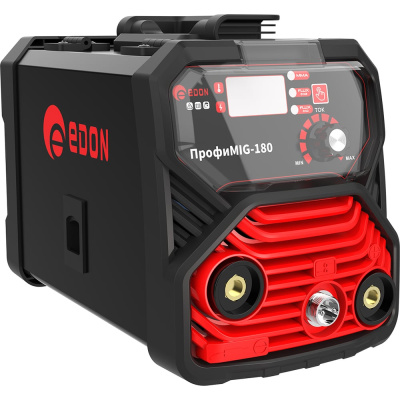 Сварочный аппарат Edon ПрофиMIG-180 (MIG (FCAW) 50-180A 0.8-1 мм., MMA 20-180A., 2-4 мм., дисплей, катушка с проволокой