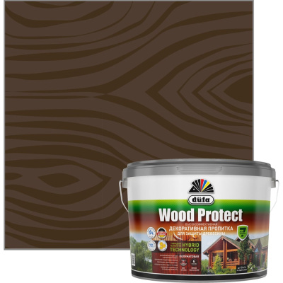 Пропитка для защиты древесины Dufa Wood Protect орех 2,5 л