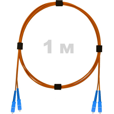 Патч-корд оптический ENGINOVA SC/UPC-SC/UPC MM (OM2) 2mm duplex LSZH, 1 м