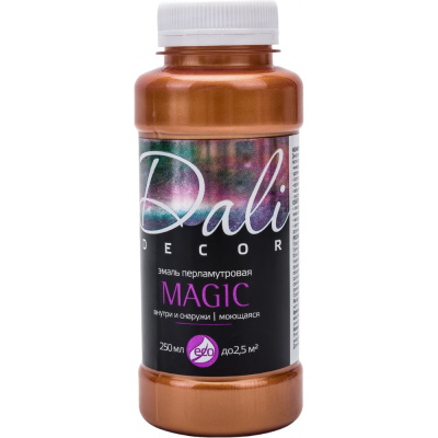 Перламутровая эмаль Dali-Decor Magic бронза 0.25 л 6/12