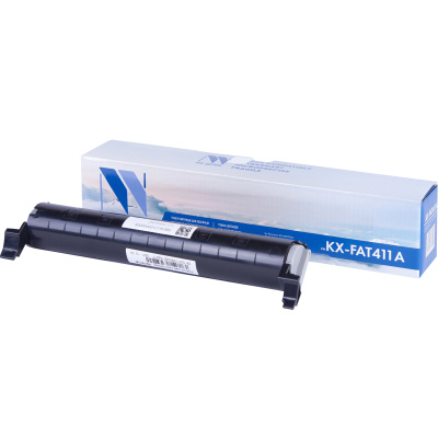 Тонер-картридж NV PRINT (NV-KX-FAT411A) для PANASONIC KX-MB1900/2000/2020/2030, ресурс 2000 стр.