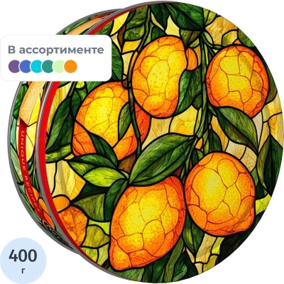 Печенье Regnum Витраж сдобное в сахарной обсыпке ж/б 400г МС-1-20