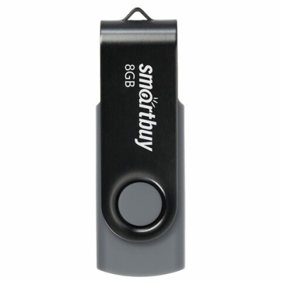 Память Smart Buy "Twist" 8GB, USB 2.0 Flash Drive, черный
