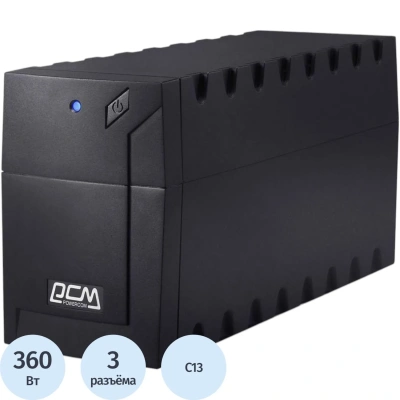 ИБП Powerсom RPT-600A (3 IEC/360Вт)