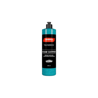 Чернитель для шин с бирюзовым мерцанием SHIMA DETAILER OCEAN SHIMMER 500 мл