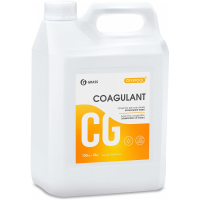 Средство для коагуляции осветления воды Grass CRYSPOOL Coagulant канистра 5.9к