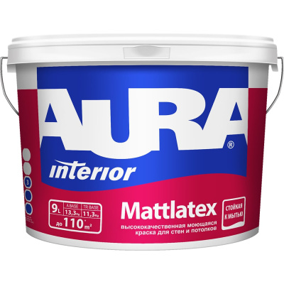 Краска Aura Mattlatex 9л