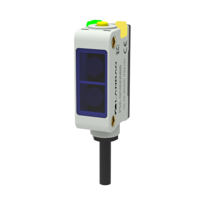 Оптический датчик ретрорефлекторный Lanbao PSE-GM2DPBB-E3, Sn=2000 мм, PNP NO/NC (Програм)10...30DC, разъем М8