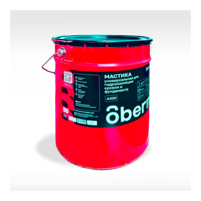 Битумная универсальная мастика Obern 14 кг, 20 л