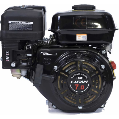 Двигатель Lifan170F D20 — одноцилиндровый бензиновый двигатель, который
