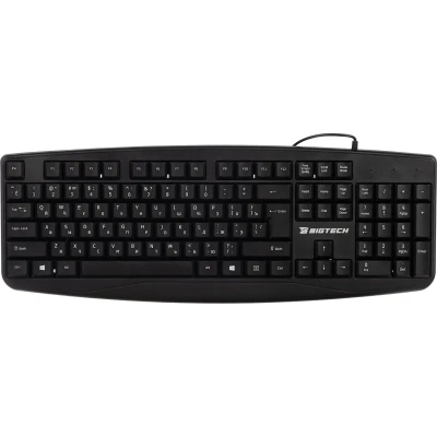 Клавиатура E-KB721 черная, USB, 104кн BT-JKB-003/E-KB721