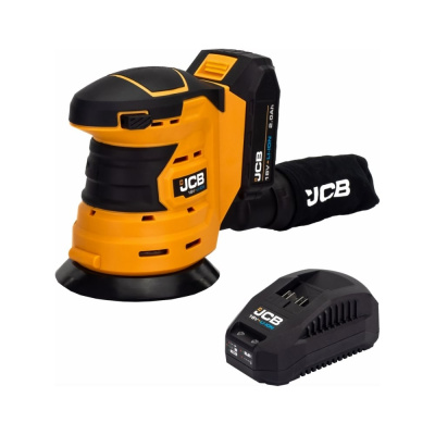 Орбитальная аккумуляторная шлифмашина от бренда JCB - идеальный выбор для тех, кто ищет мощный