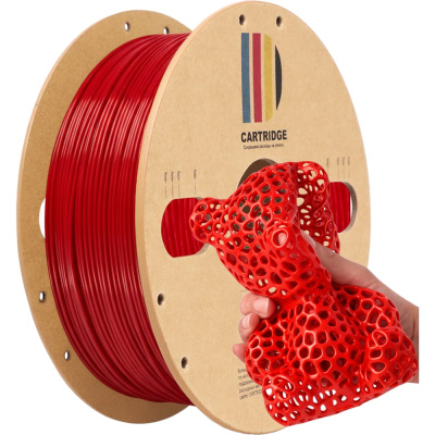 Пластик для 3D-принтера CartriDge Solution print TPU 95А шёлк красный (Silk)