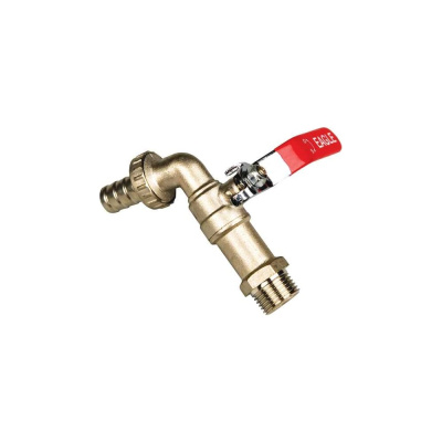 Сливной шаровой кран BYR PEX н.р. 1/2", с патрубком для присоединения шланга 9610