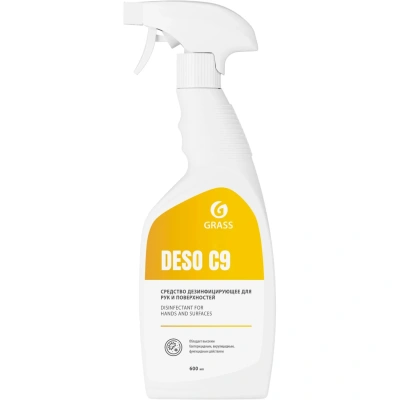 Профхим антисептик кожный д/дезинфек рук, спирт+ЧАС Grass/DESO C9, 0,6л_ТБ
