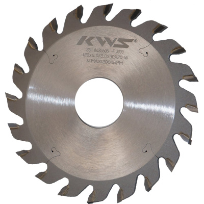 Диск пильный пазовый KWS 120*30*4.0/3.0*20T W 3000