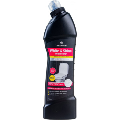 Усиленное чистящее средство для сантехники PRO-BRITE White Shine toilet cleaner лимонная свежесть