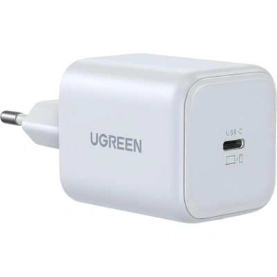 Зарядное устройство UGREEN,сетевое, X524(65053)45W USB-C,GaN,EU,белый