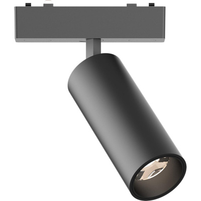 Магнитный трековый светильник Черный LED 1х9W 4000K 540Lm Ra 90 IP20 D44xH110 48V ST luce