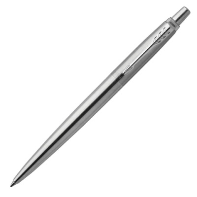 Ручка гелевая PARKER "Jotter Stainless Steel CT", корпус серебристый, детали из нержавеющей стали, черная, 2020671