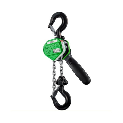 Ручная рычажная таль HITCH LHM104-G МИНИ, 0.25 т, 3 м, гальваническая цепь