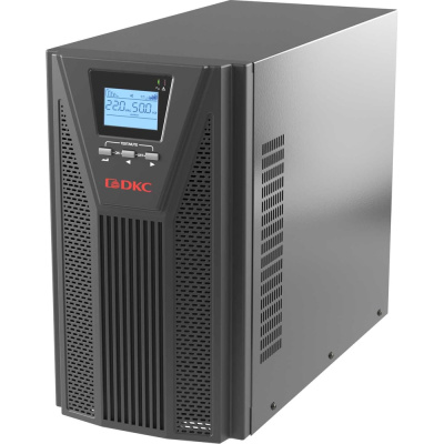 Источник бесперебойного питания DKC серии Small Tower, онлайн, 3000 ВА/2700 Вт, 1/1, 4xSchuko, EPO, USB, RS 232, RJ45