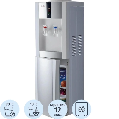Кулер для воды AEL LС-AEL-47b white/silver напол компрессорное охл с холод