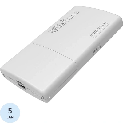 Маршрутизатор MikroTik PowerBox Pro 800MHz, 128MB, 5xGig LAN (RB960PGS-PB)