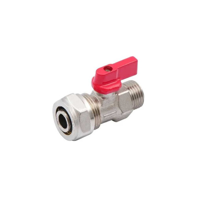 Шаровой кран SMT 1/2"Mх20, для м/п трубы, бабочка