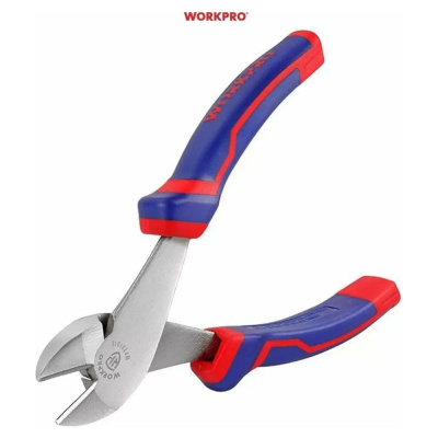 Бокорезы усиленные WORKPRO 180 мм Ni-Fe
