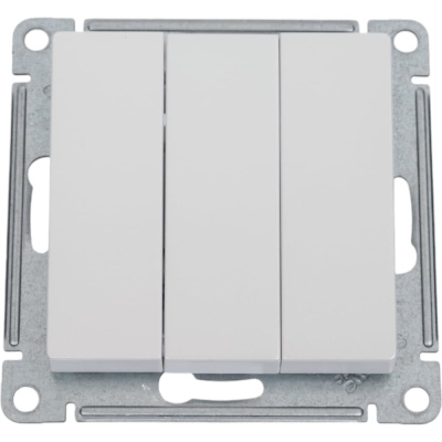 Механизм Systeme Electric (ранее Schneider Electric) серии AtlasDesign в цвете жемчуг выключателя 3-клавишного.подходит