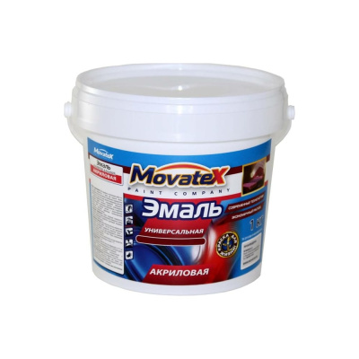 Универсальная эмаль Movatex RAL 1014 слоновая кость, 1 кг Т93744