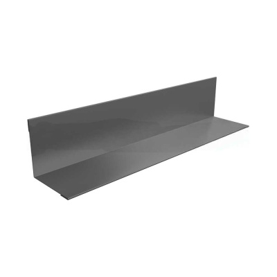 Планка угла внутреннего МЕТАЛЛИК и КО 115x115x2000; Оц 0.40 (RAL 7024) в пленке