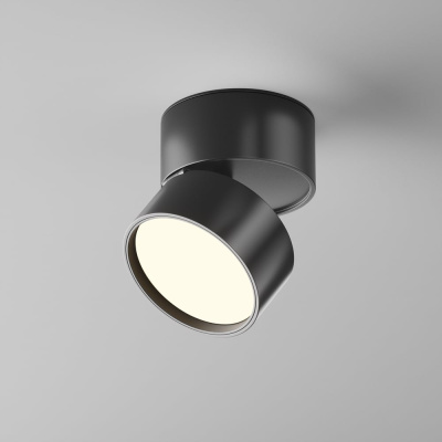 Потолочный светильник MAYTONI Onda LED 12W алюминий Черный